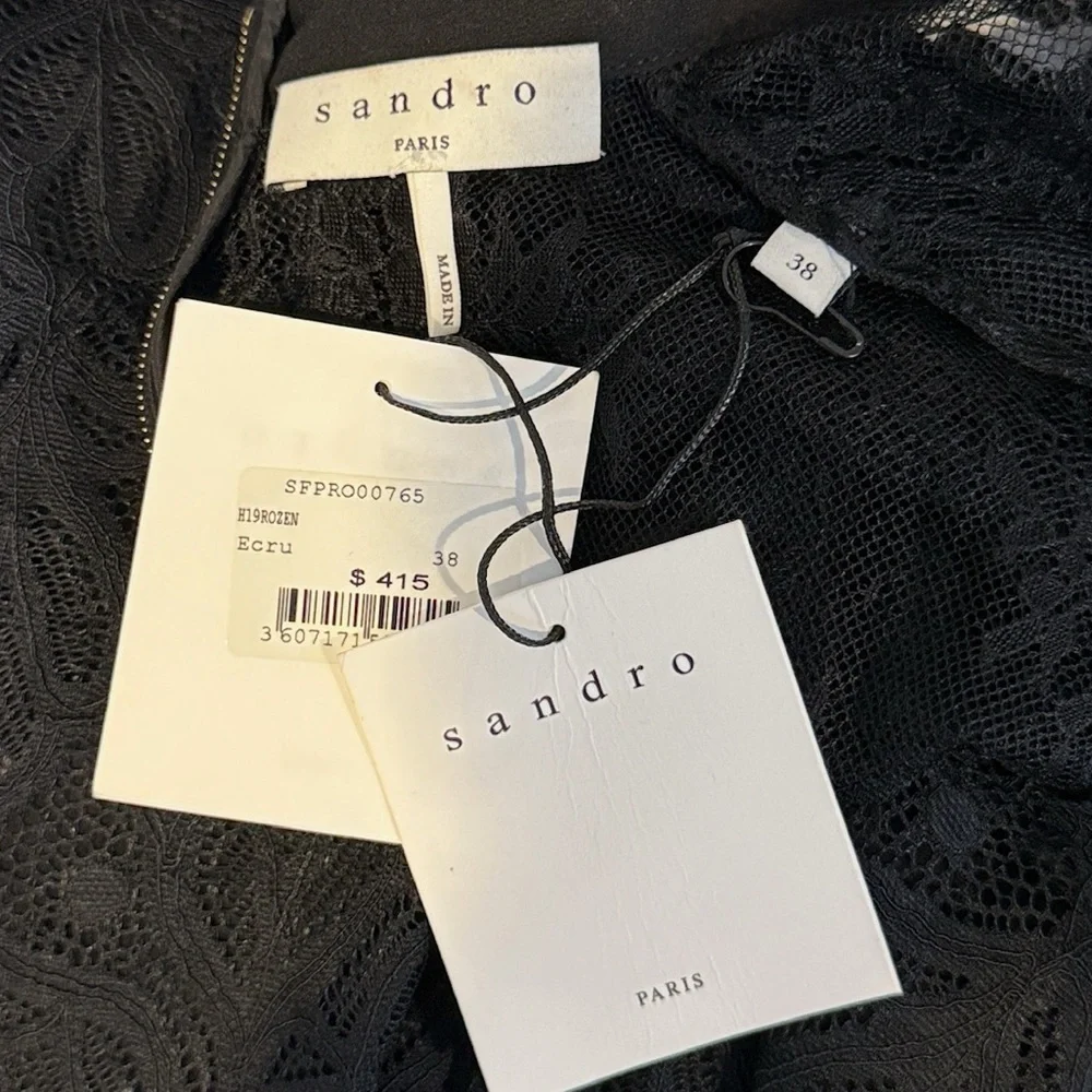 Sandro “Rozen” Guipure lace dress FR38/US6 - Picture 3 of 4